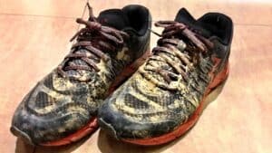 dirty trail running shoes