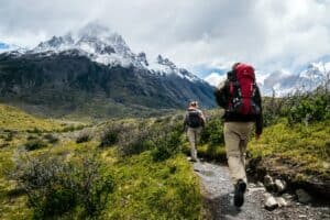 two person walking, Hiking Hydration Packs
