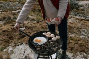 camping breakfast