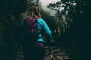 woman trail runner